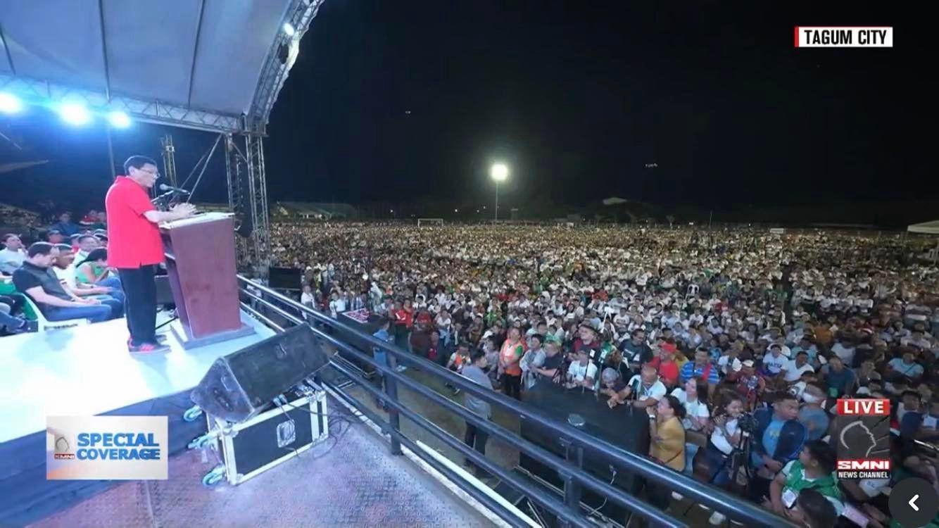 Duterte in Tagum City Rally