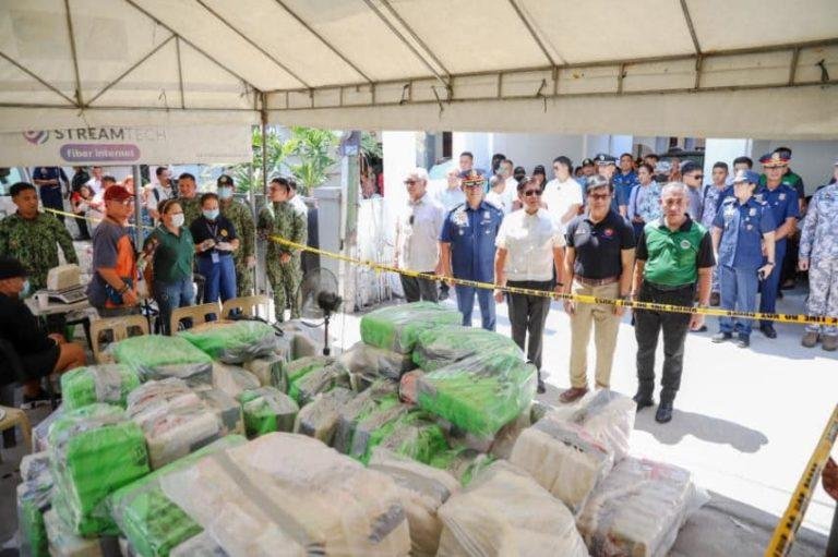 Marcos says P13.3B  drug haul proves bloodless war effective