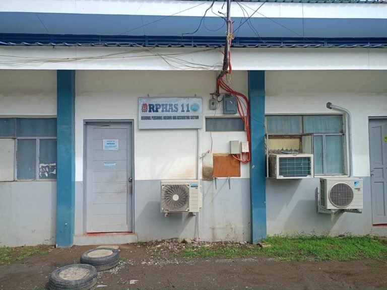 Relieved Davao City Police Officers report to PNP XI holding office