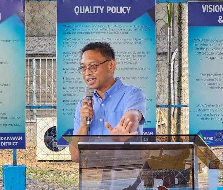 Kidapawan Water District has a new manager