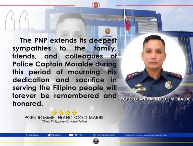 Pagpusil-patay kang Police Captain Moralde gikondena