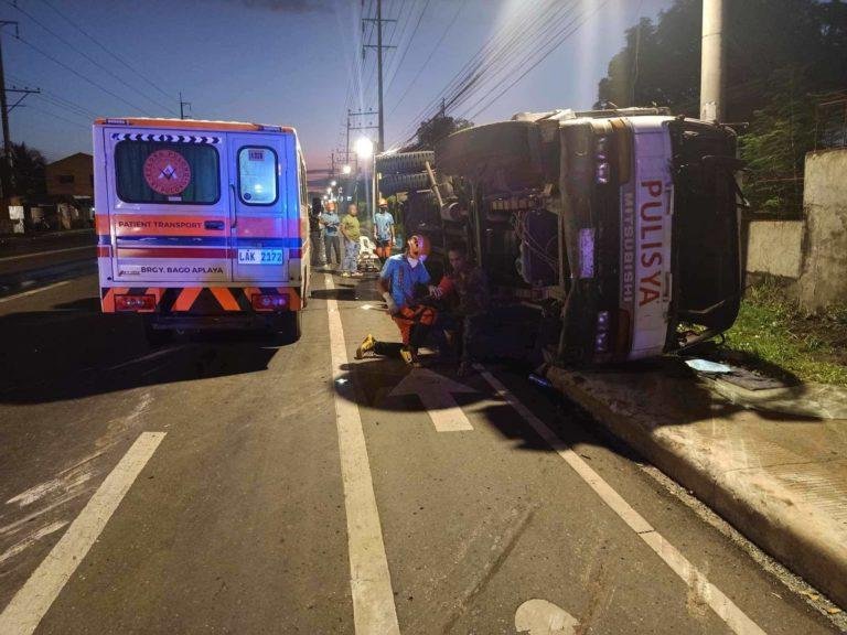 Davao’s ‘humpy bumpy’ road injures 4 PNP SAF officers