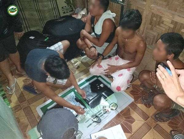 Three arrested in suspected drug den bust