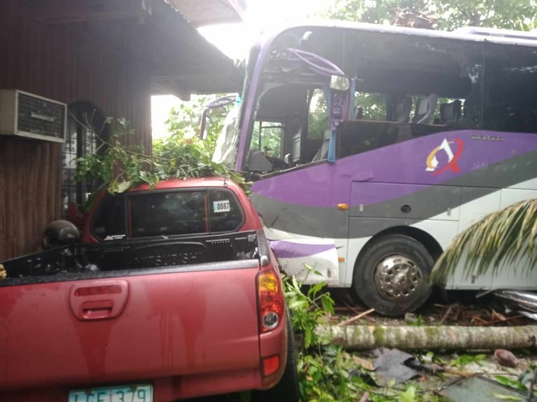 Quiboloy’s kingdom bus crashes into wall and house in Davao City