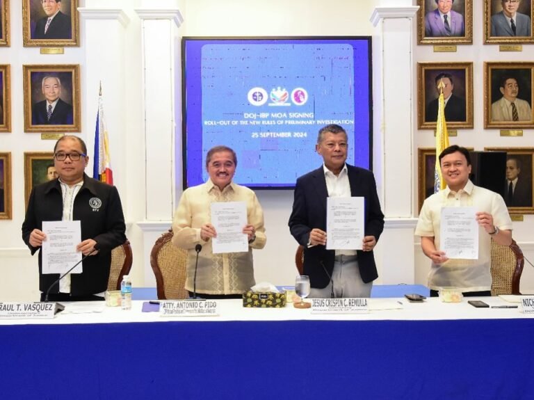 DOJ and IBP forge alliance to guide law practitioners on new preliminary investigation rules
