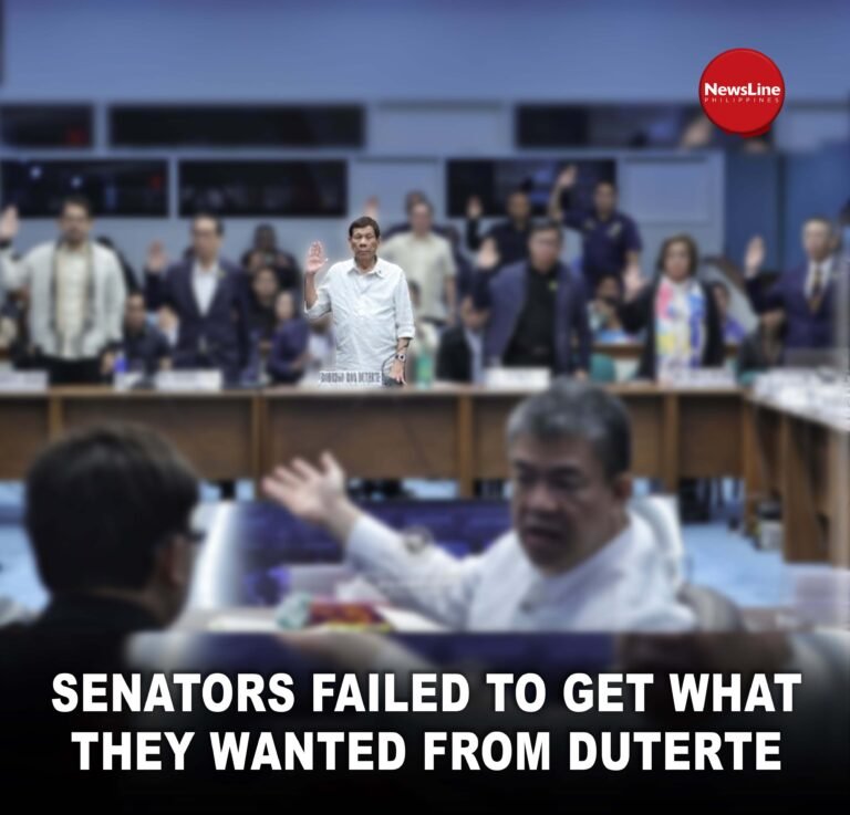 Senators failed to get what they wanted from Duterte