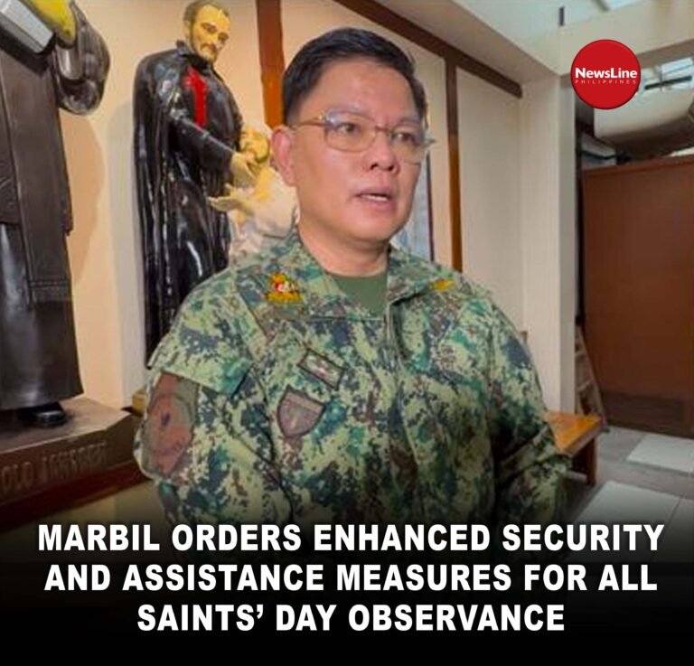 Marbil orders enhanced security and assistance measures for All Saints’ Day observance