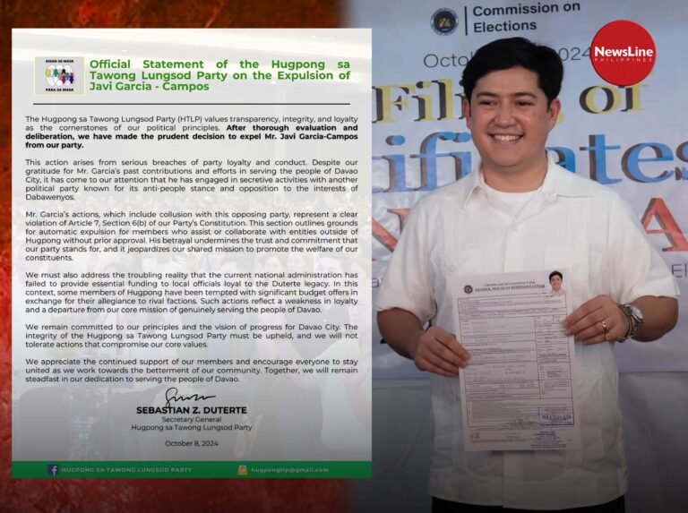 Hugpong expels Javi Garcia and Al-ag siblings over  loyalty issues