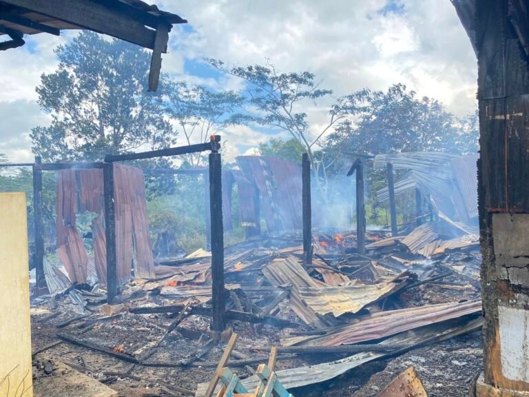 Teachers’ dormitory in  Davao Oriental town catches fire