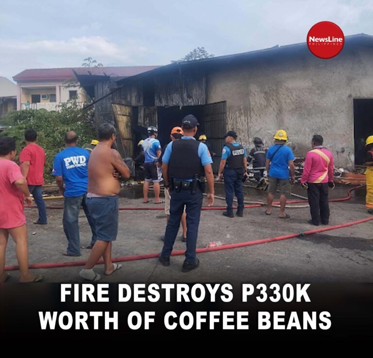 Fire destroys P330K worth of coffee beans