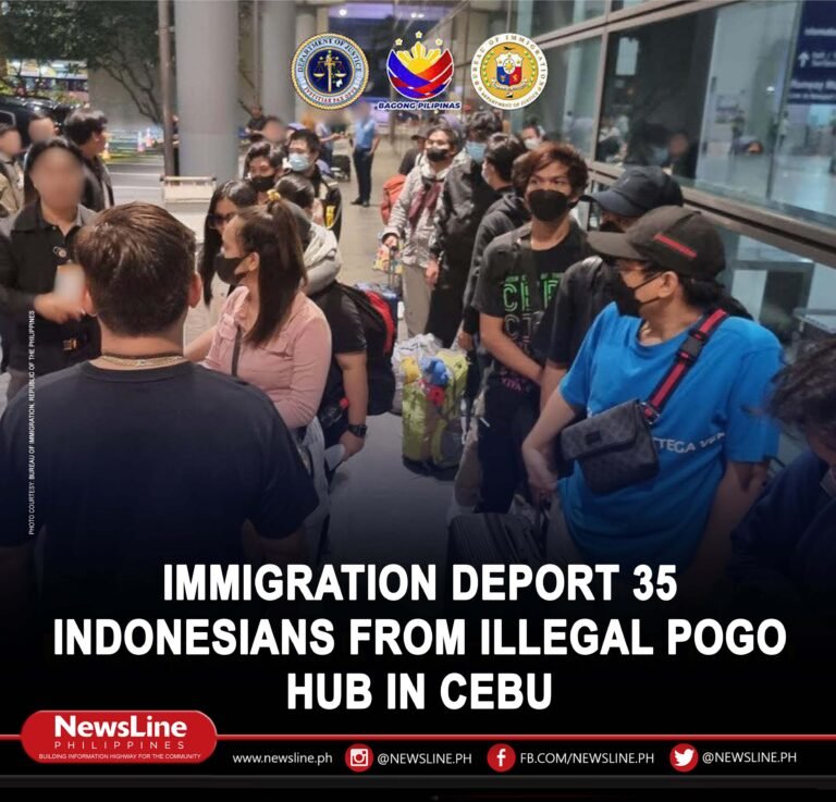 Immigration Deport 35 Indonesians from Illegal POGO Hub in Cebu