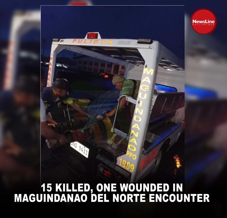 15 Killed, One wounded in Maguindanao del Norte encounter