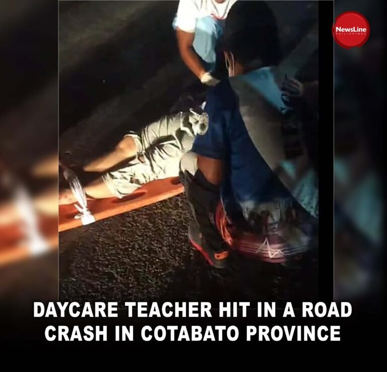 Daycare teacher hit in a road crash in Cotabato Province