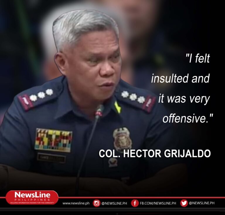 Grijaldo claims House Panel Chairs pressured him to confirm war on drugs rewards