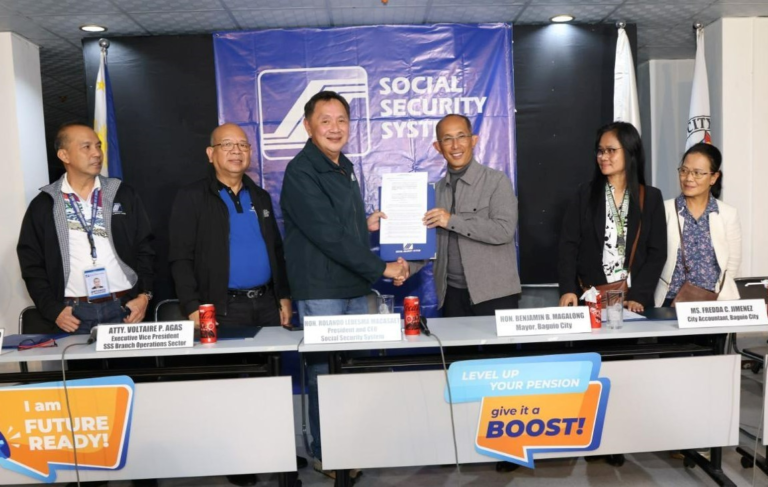 SSS signs agreement with Baguio City LGU for social security coverage for JO and COS workers
