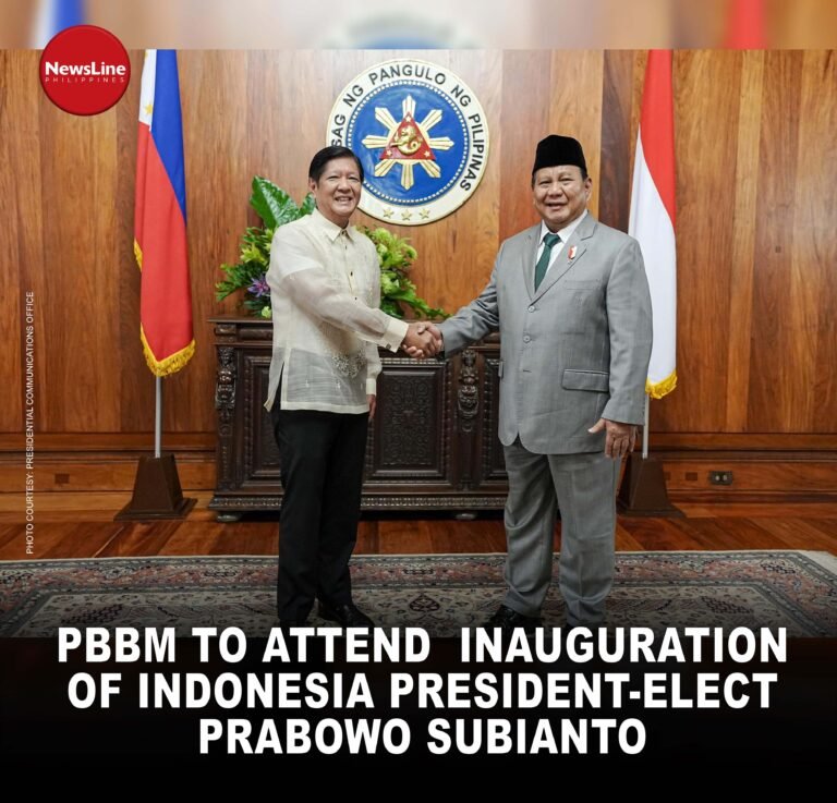 PBBM to attend inauguration of Indonesian President and Vice President in Jakarta today