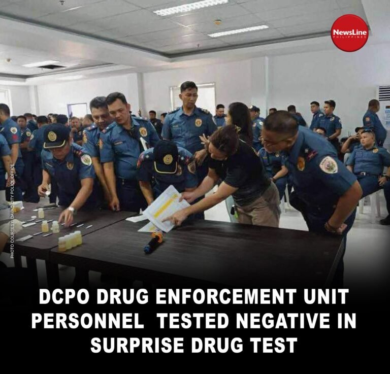 DCPO Drug Enforcement Unit Personnel  tested negative in surprise drug test