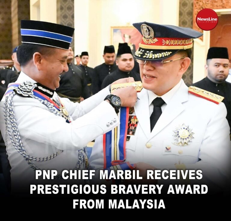 PNP Chief Marbil Receives Prestigious Bravery Award from Malaysia