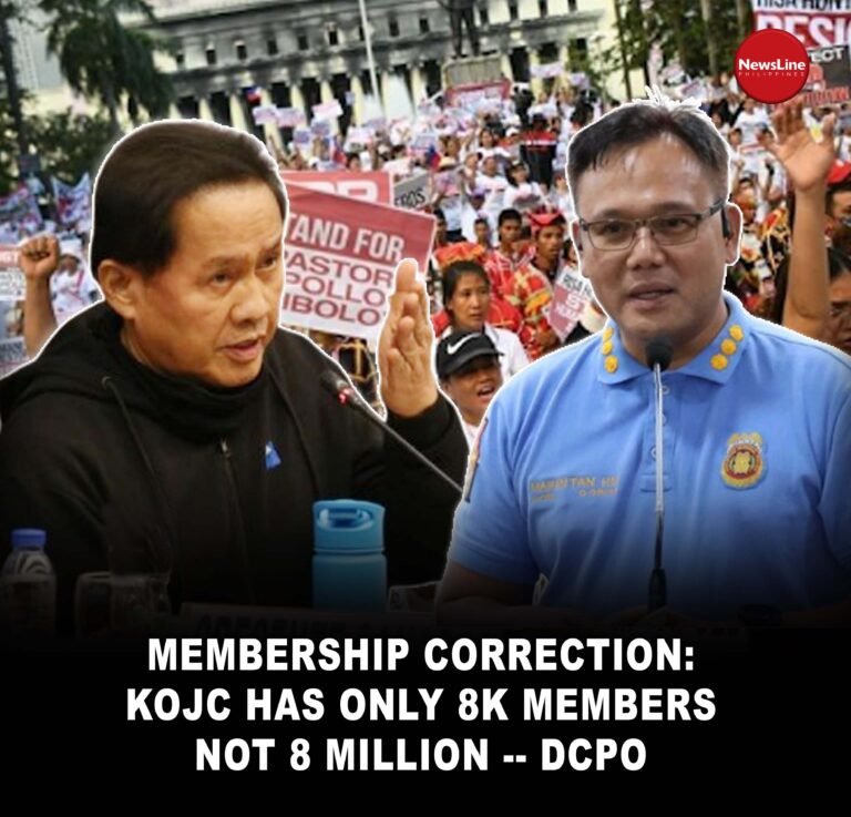 Membership correction: KOJC has only 8K members not 8 million- DCPO