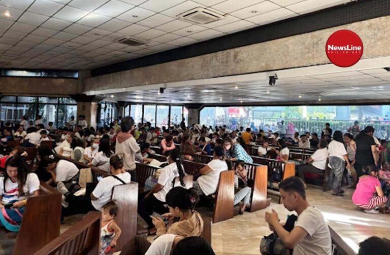 Hundreds flock to EDSA Shrine, prompting advisory from Rector