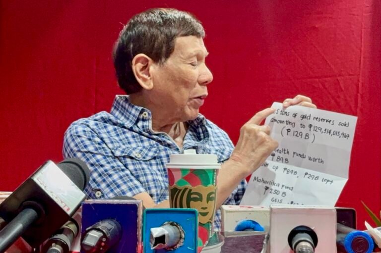 Former President Duterte calls out “fractured” governance, hints at military role for correction