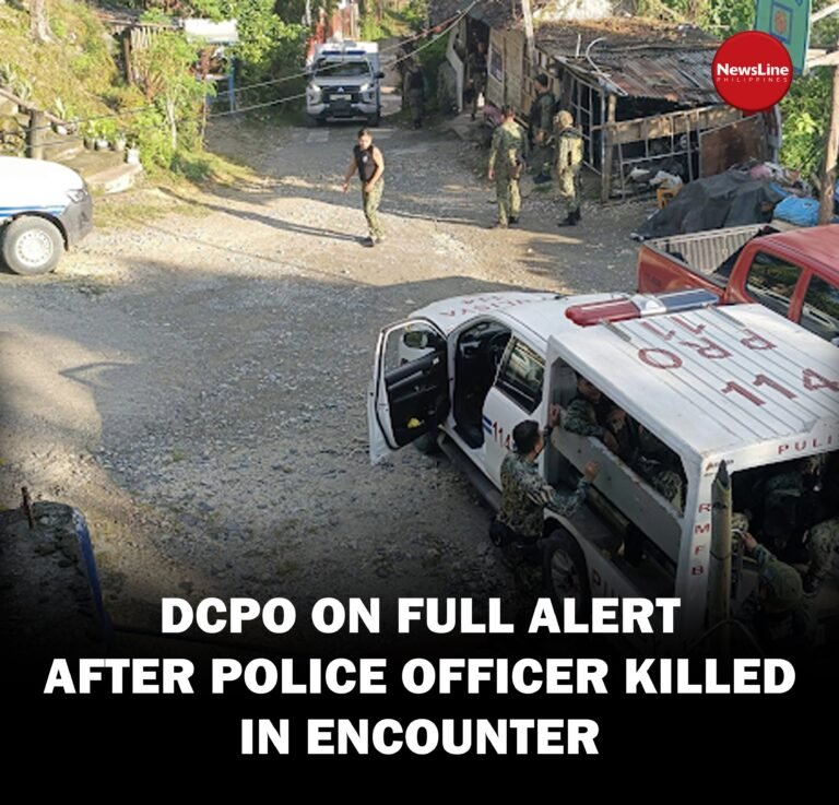 Davao City Police on red alert after officer killed in encounter
