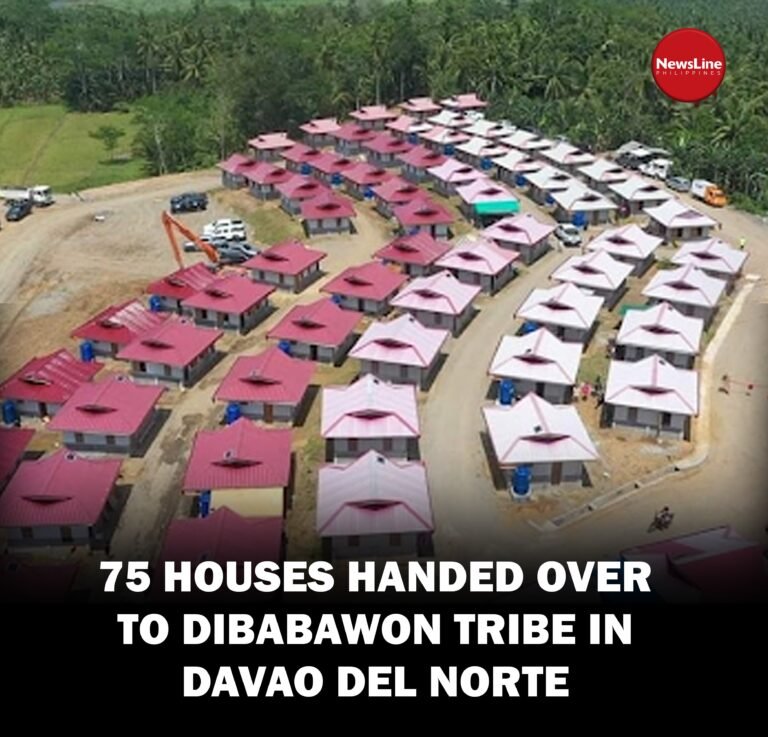 75 houses handed over to Dibabawon Tribe in Davao del Norte