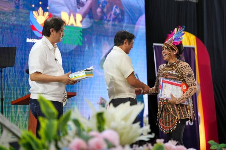 PBBM distributes land titles, condonation certificates to agrarian reform beneficiaries in Davao Region
