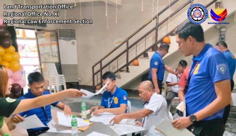 Two Davao City van drivers test positive for illegal drugs in surprise inspection