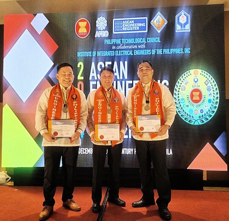Davao Light engineers recognized as ASEAN engineers