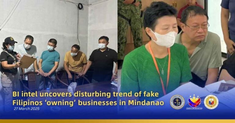 BI uncovers fake Filipino business owners in Mindanao, exposing illegal alien syndicate