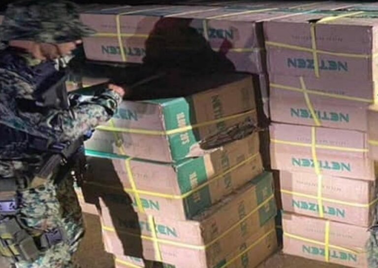 P2.8-M nga balor sa sigarilyo nasakmit sa mga Maritime police sa Sulu