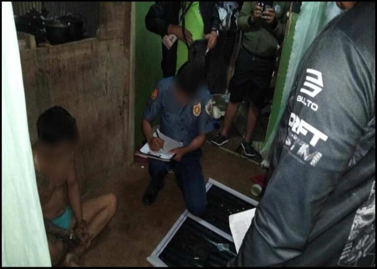 Laborer, nasakpan nga nagtipig og illegal nga droga ug revolver