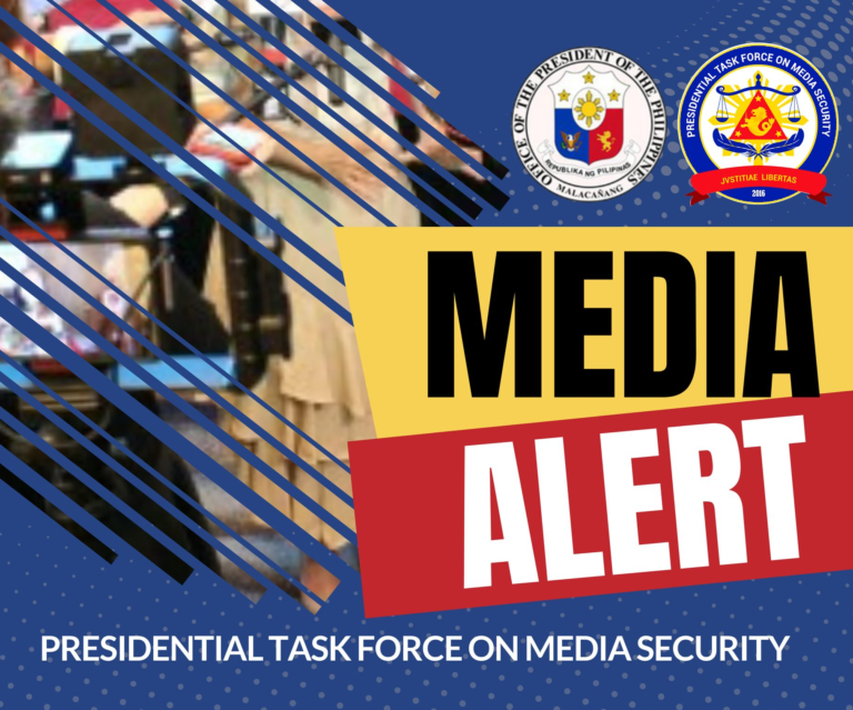 Task Force on media safety condemns threats, violence against journalists ahead of May elections
