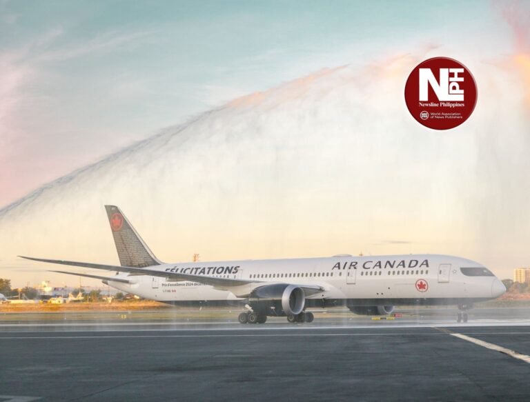 Manila welcomes Air Canada’s inaugural direct flight to the Philippines