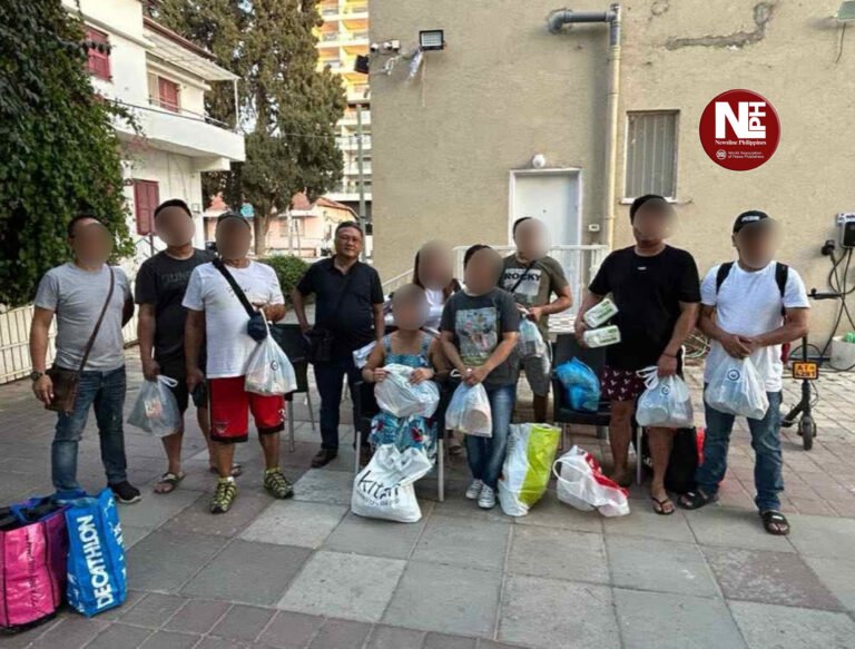 DMW, PH Embassy in Tel Aviv mobilize relief efforts for OFWs affected by Iran strike