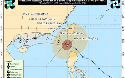 ‘Crising’ moves farther away, all cyclone signals lifted