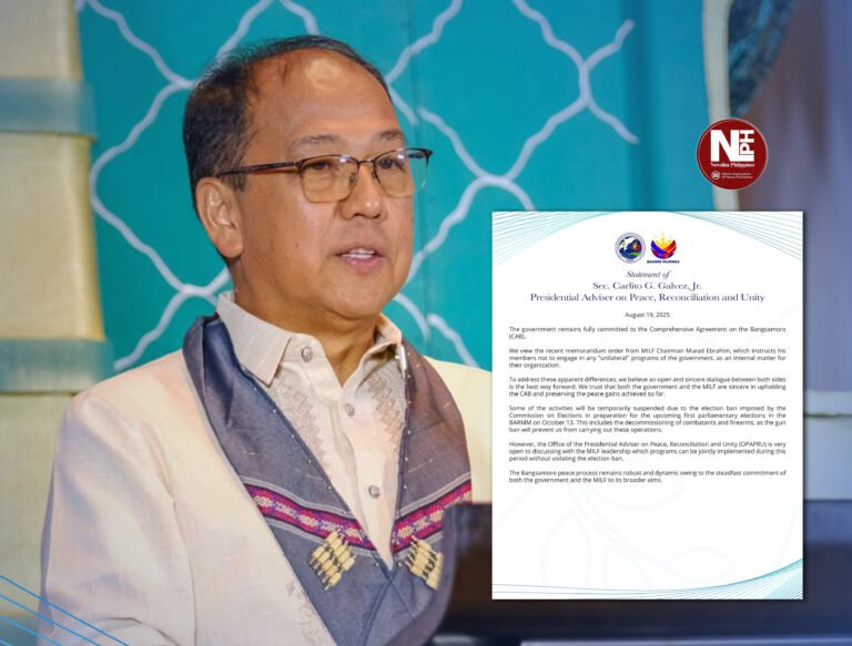 Galvez pushes for dialogue to address Gov’t–MILF impasse
