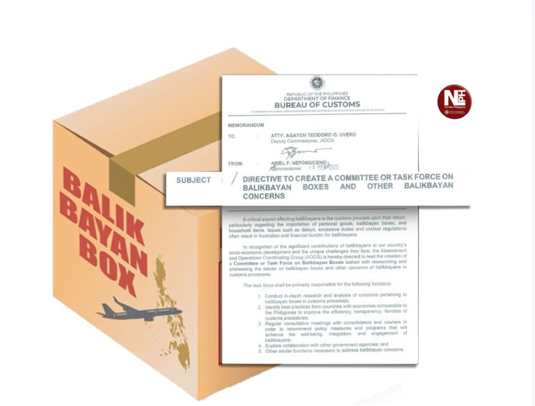 Customs launches Balikbayan Action Center to safeguard OFWs’ shipments