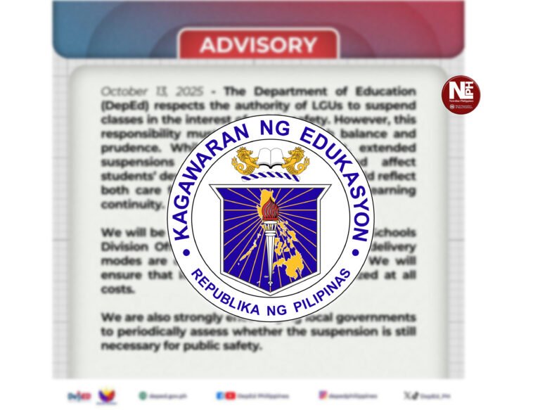DepEd flags risk of learning disruptions from extended class suspensions