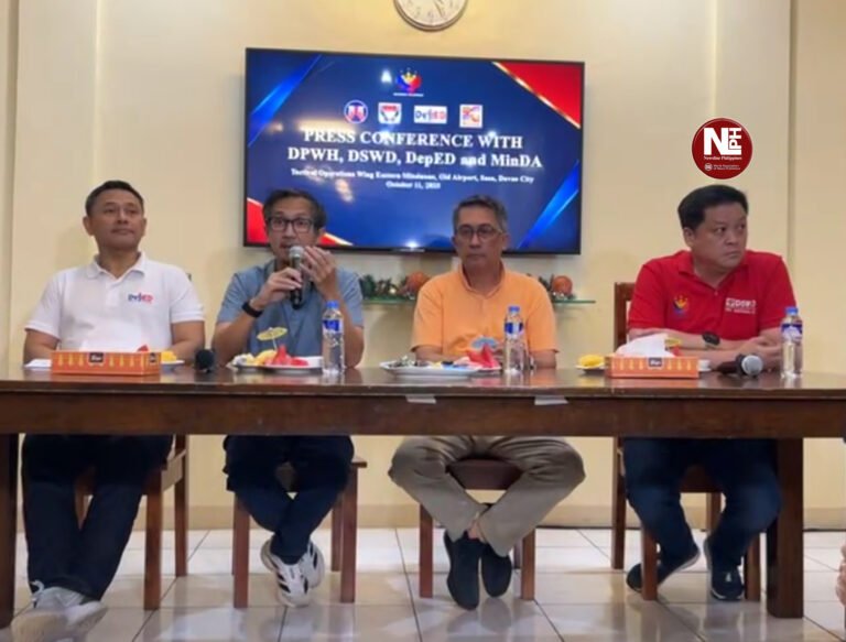 National officials inspect quake-hit areas in Davao Oriental