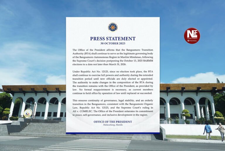Palace: BTA remains legitimate governing body of BARMM