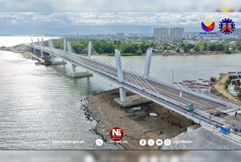 Davao River (Bucana) Bridge 99% complete, set to open in December — DPWH