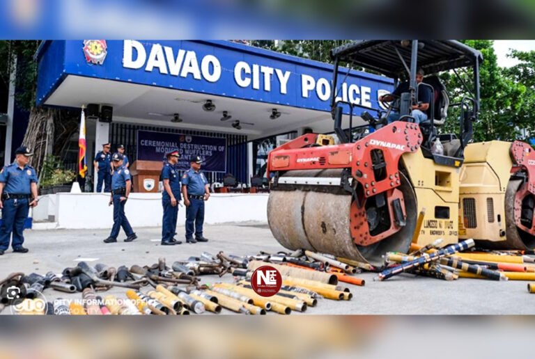 E-trikes still banned on major Davao roads; police crush illegal mufflers