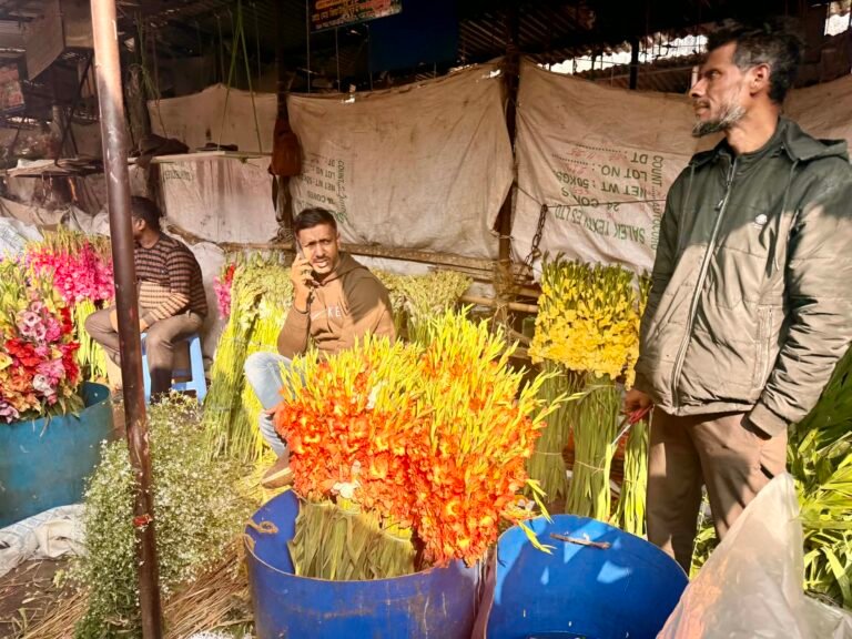 Bengali men dominate Dhaka flower market as gender roles quietly evolve