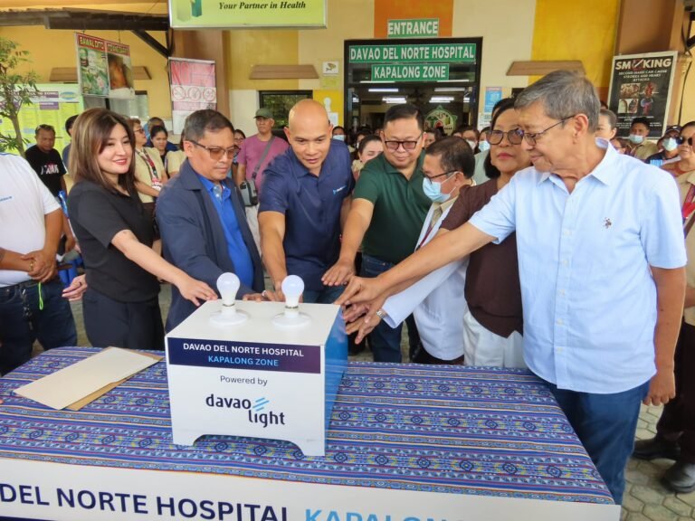 Davao Light energizes Kapalong hospital, marks first major hookup under new franchise