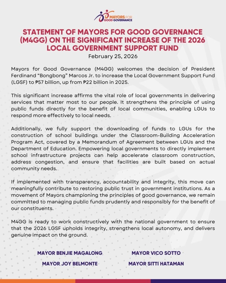 Mayors Rally Behind ₱57-B Fund Hike, Stress Clean Implementation
