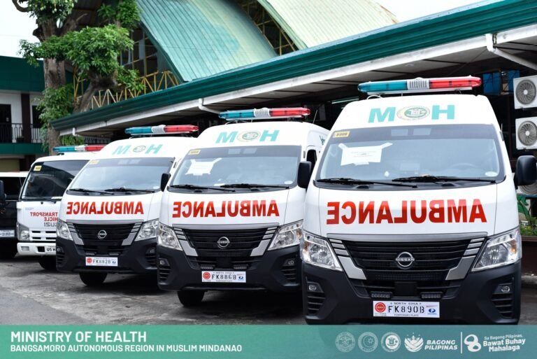 BARMM turns over lifesaving vehicles to 12 reg’l health stations
