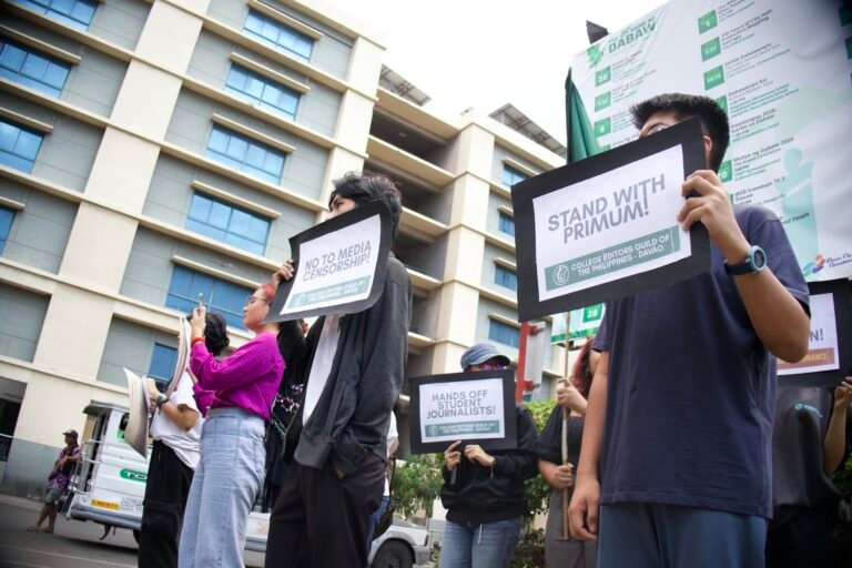 Student journalists protest attack on campus paper, cite “pattern” of press freedom violations