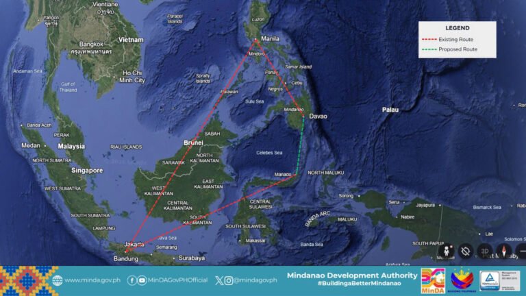 One Hour Instead of 19: Davao–Manado Flights Poised to Reopen Trade Gateway
